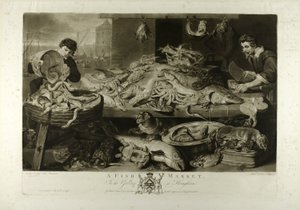 Fiskemarked af Richard Earlom