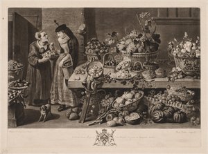 De fire markeder: Frugtmarkedet, 1775. af Richard Earlom