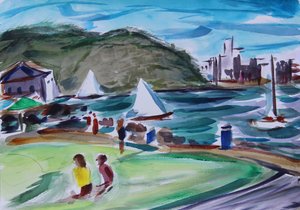 Bay, Tiburon, 2020 af Richard Fox