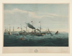 Til minde om etableringen af Steam Navigation mellem Storbritannien og Amerika