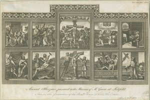 Lichfield - Ancient Alter-Piece: gravering, nd [c 1785] (tryk)