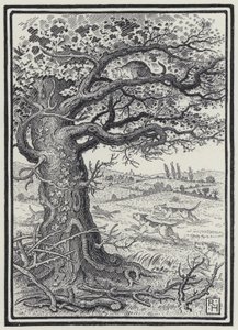 Ræven og katten (gravering) af Richard Heighway