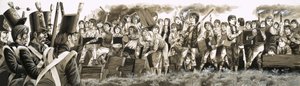 I 1797 blev tropper tilkaldt for at nedkæmpe oprørske skoledrenge i Rugby af Richard Hook