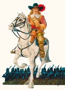 Oliver Cromwell (farvelitografi)
