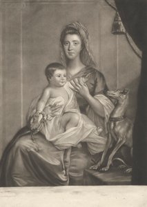 Lady Cathcart og hendes barn af Richard Houston