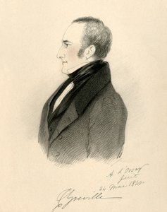 Charles Greville, 1840. af Richard James Lane