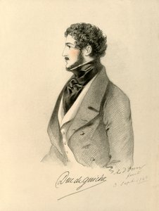 Hertug af Guiche, 1842.