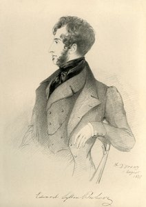 Edward Lytton Bulwer, 1837. af Richard James Lane