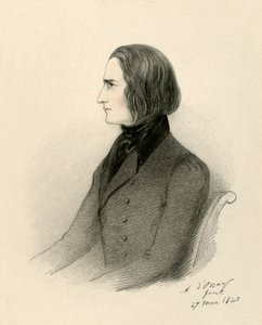 F. Liszt, 1840. af Richard James Lane
