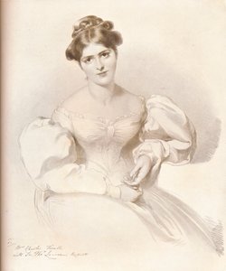 Frances Anne Fanny Kemble, 1809-1893, britisk skuespillerinde, c1829, 1909