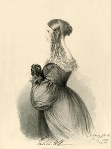Isabella Anson, 1840. af Richard James Lane