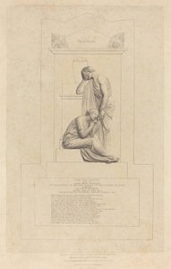 Monument til John Hudleston af Richard James Lane after John Flaxman