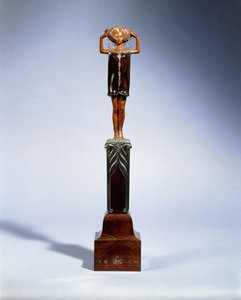 bog træ statuette af Richard Joseph Luksch