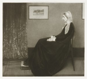 Arrangement i gråt og sort nr. 1: Portræt af kunstnerens mor af Richard Josey