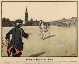 Frederik den Store af Preussen og hans yndlingshest