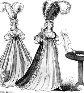 Hyrder, jeg har mistet min talje! Har du set min krop..., 1795