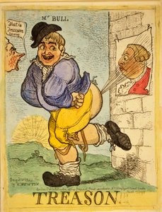 Forræderi, 1798 (håndkoloreret gravering)