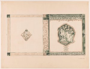 Omslagsdesign til: Wendingen, Træskærerudgave, 1919