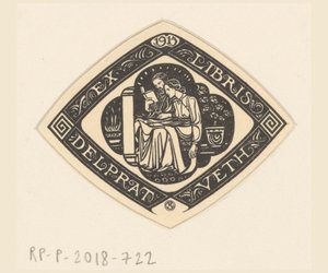 Ex libris af Delprat-Veth