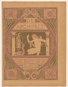 Coverdesign for: De Architect, 1911 af Richard Nicolaüs Roland Holst