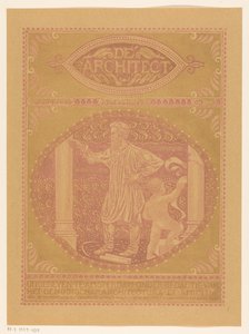Coverdesign for: De Architect, 1911 af Richard Nicolaüs Roland Holst