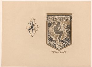 Coverdesign til: Concertgebouw Amsterdam Program af Richard Nicolaüs Roland Holst