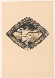 Forsidedesign til: Technical Magazine, 1914 af Richard Nicolaüs Roland Holst