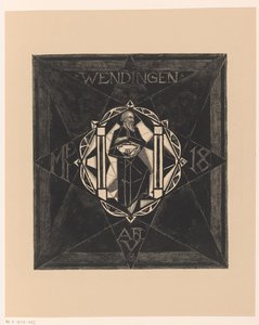 Omslagsdesign for: Wendingen, 1918 af Richard Nicolaüs Roland Holst