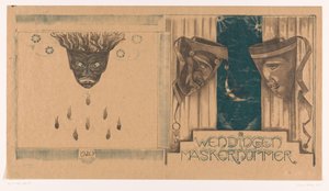 Coverdesign til: Twists, Mask Number, 1920 af Richard Nicolaüs Roland Holst