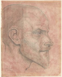 Portræt af Jack. Jongert, fra siden af Richard Nicolaüs Roland Holst