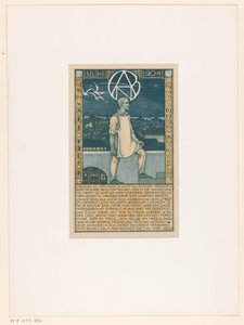 Tryk i anledning af tiårsdagen for den generelle hollandske diamantarbejderforening i 1904 af Richard Nicolaüs Roland Holst