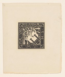 Vigne ter reminiscence aan Mary Vincentia Huizinga-Schorer Sjælens fromme Hustru M.V.H.S. (titel på objekt) af Richard Nicolaüs Roland Holst