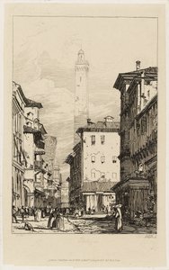 Bologna af Richard Parkes Bonington