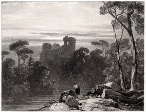Bothwell Castle af Richard Parkes Bonington