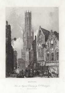 Bruges af Richard Parkes Bonington