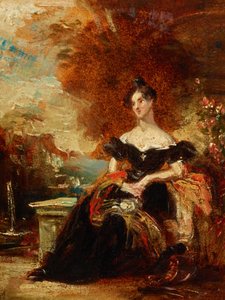 Portræt af en kvinde af Richard Parkes Bonington