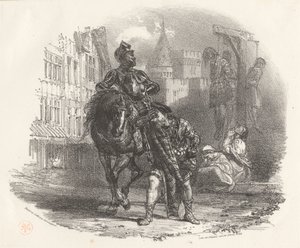 De hængte af Richard Parkes Bonington