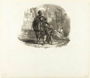 De hængte af Richard Parkes Bonington