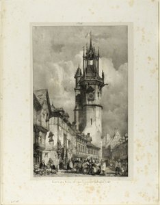 Stort klokketårn af Richard Parkes Bonington