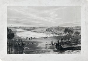 Avenham  Miller Park, ca. 1870 (tonet litografi på papir) af Richard Parminter Cuff