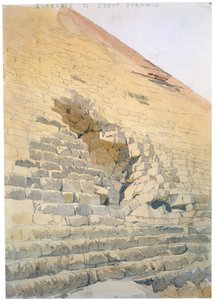 Indgang til den store pyramide, Egypten, 1800-tallet
