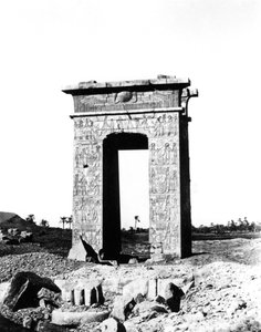 Temple Arch i Karnak, Egypten, 1863-1864