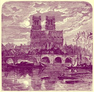 Cathedral of Notre Dame, illustration fra 