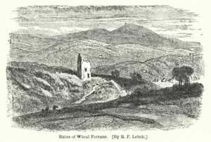 Ruins of Wheal Fortune (gravering) af Richard Principal (after) Leitch