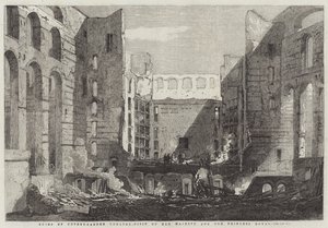 Ruinerne af Covent-Garden Theatre, Besøg af Hendes Majestæt og Princess Royal