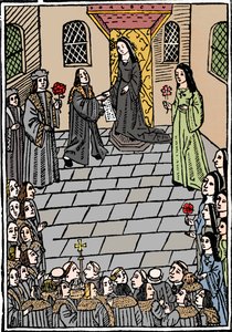 Ægteskabstraktat mellem Charles V og prinsesse Mary Tudor, c1508 af Richard Pynson