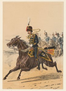 britisk militær Ni repræsentationer af britiske militæruniformer (serietitel) af Richard Simkin