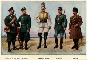 Typer af den russiske hær, 1919.