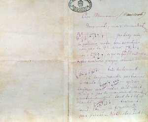 Håndskrevet brev fra Richard Wagner til Luigi Mancinelli, 10. december af Richard Wagner