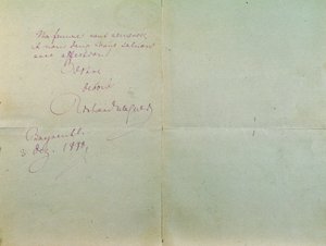 Håndskrevet brev fra Richard Wagner til Luigi Mancinelli, 3. december af Richard Wagner